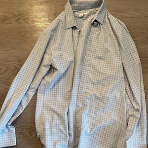 Mizzen and main comfortable dress shirt - patterned - large - machine washable